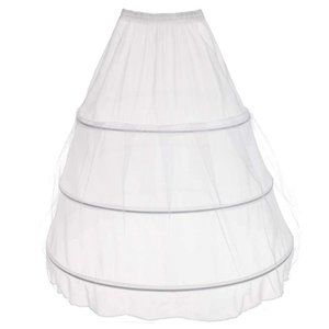 3 Hoops Wedding or Costume Hoop Skirt Insert